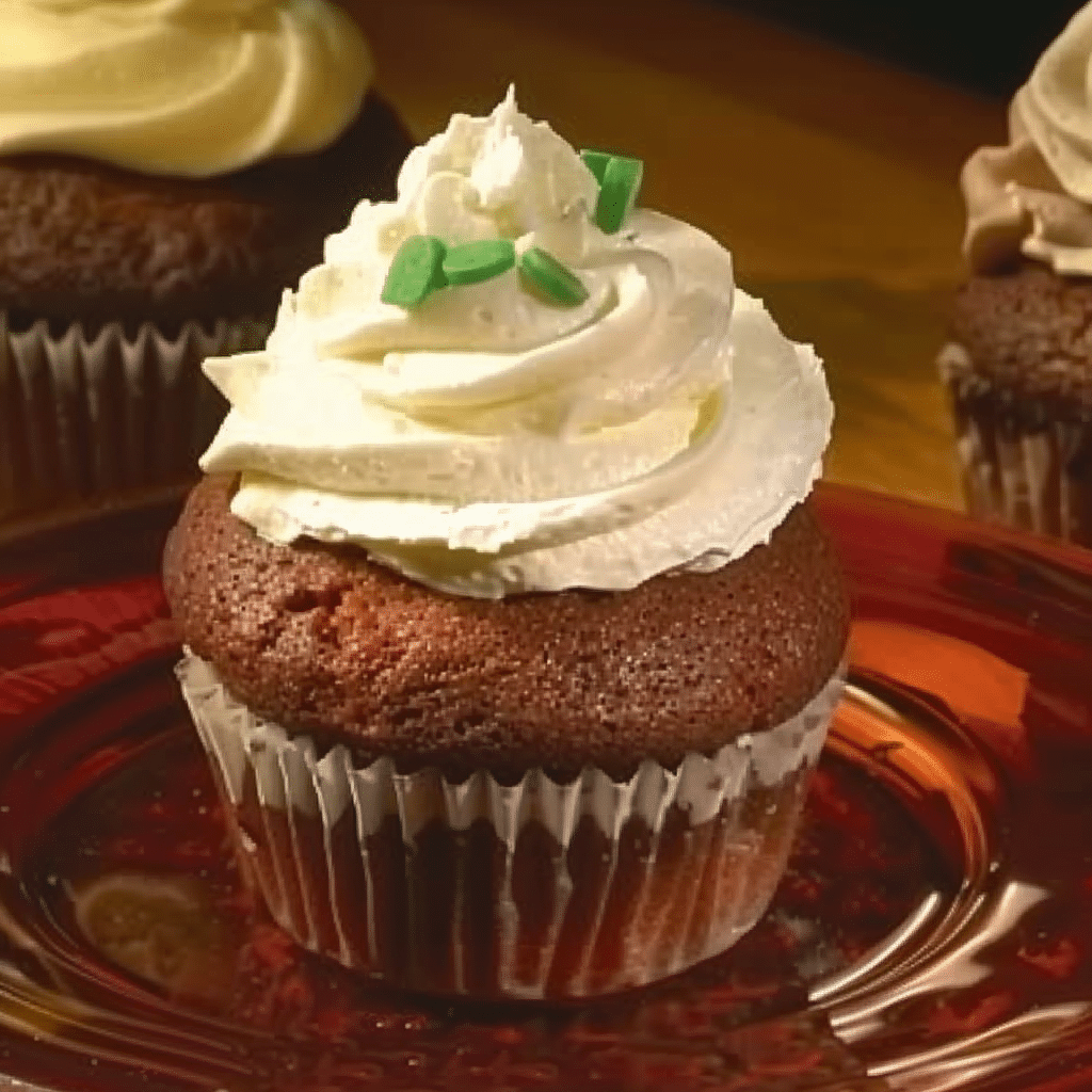 Double Chocolate Irish Cream Cupcakes