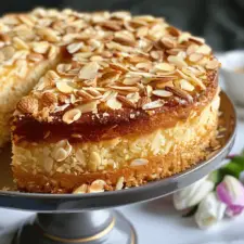 German Bee Sting Cake (Bienenstich)-image