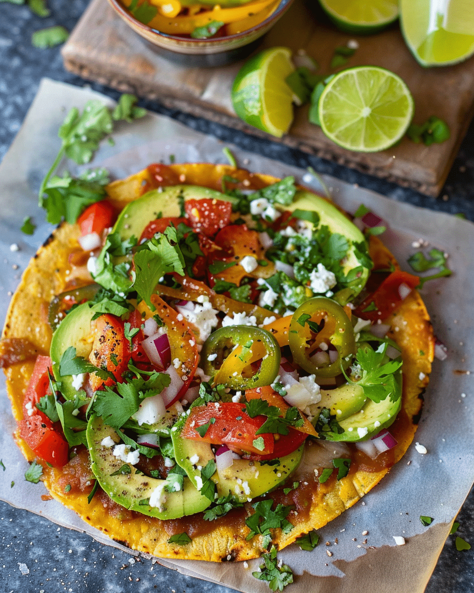 Summer Vegetable Tostadas