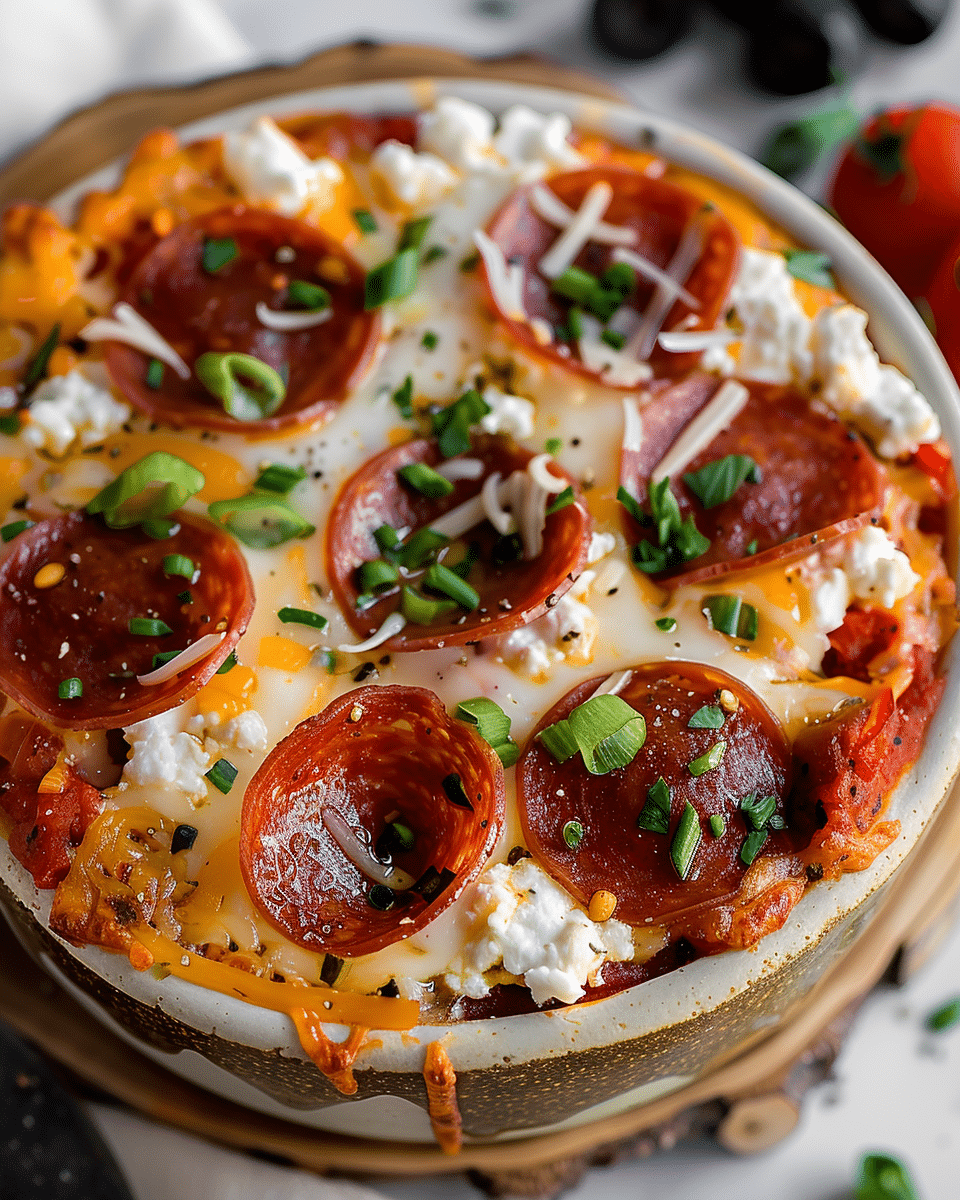Cottage Cheese Pizza Bowl