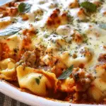 Easy, Cheesy Tortellini Bake