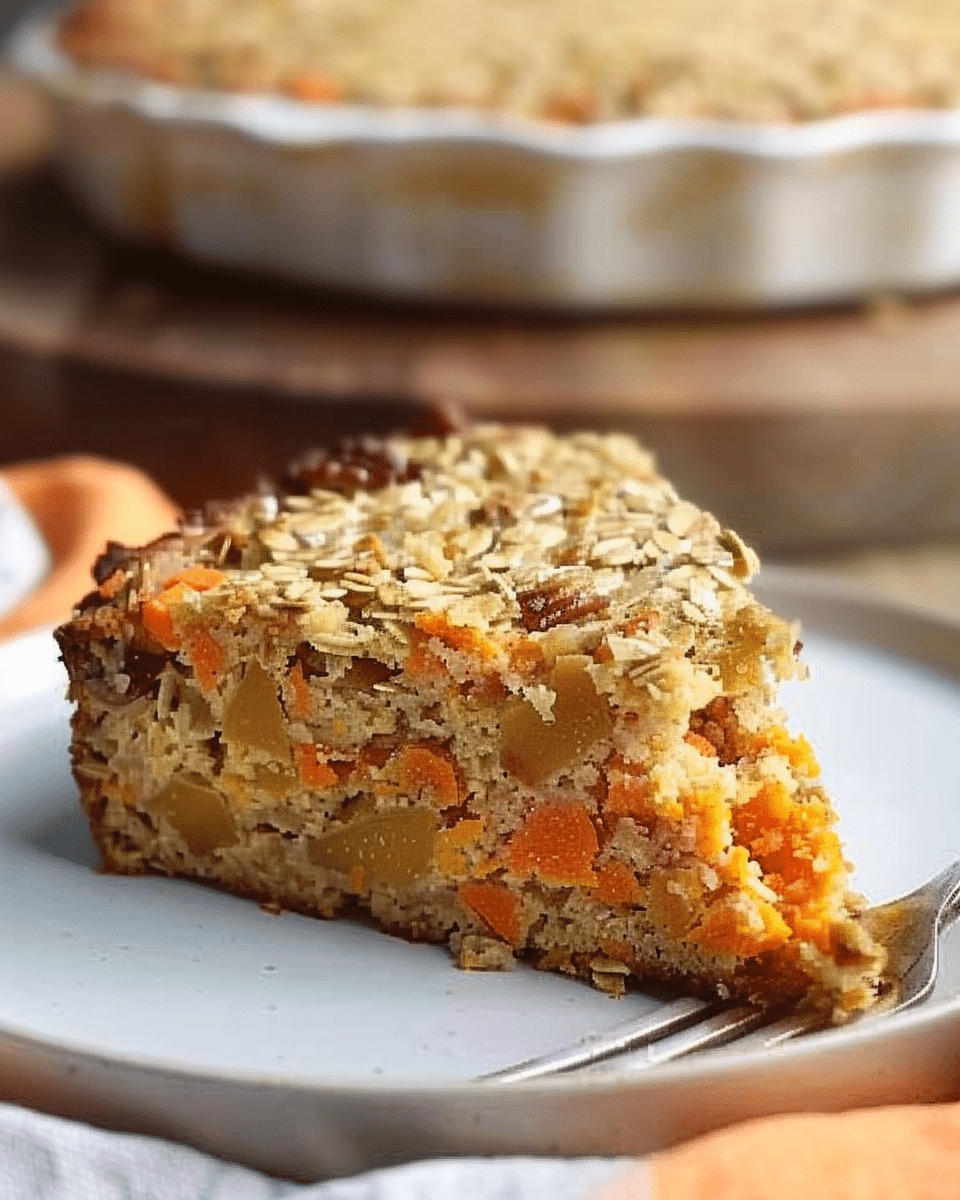 Apple, Carrot, and Oat Breakfast Bake Recipe