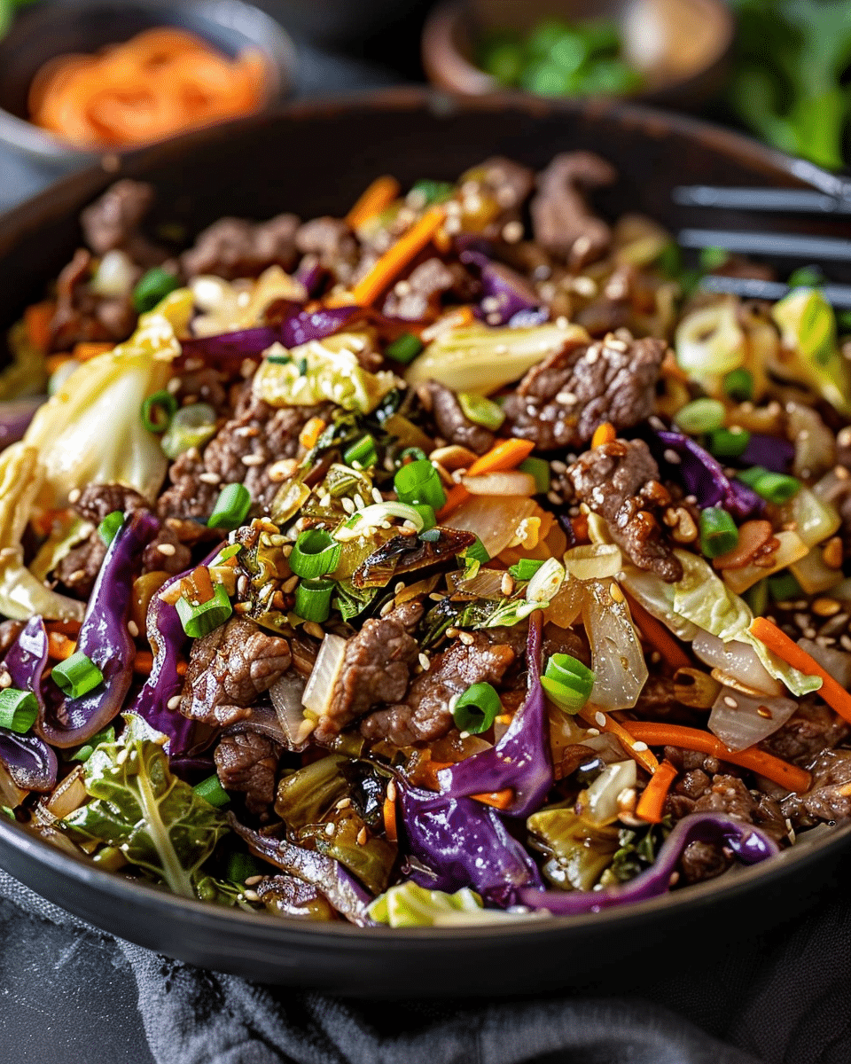Beef Cabbage Stir Fry Recipe