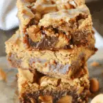 Chewy Peanut Butter Brownies