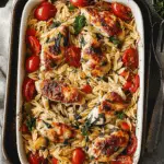 Chicken Orzo Bake