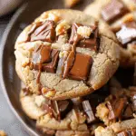 Crumbl Snickers Peanut Butter Cookies