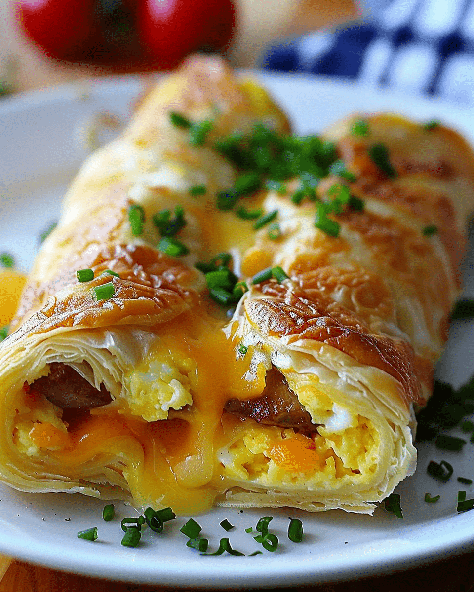 Egg and Cheese Breakfast Roll-Ups