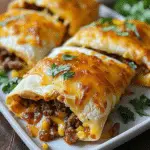 Loaded Cheesy Pocket Tacos