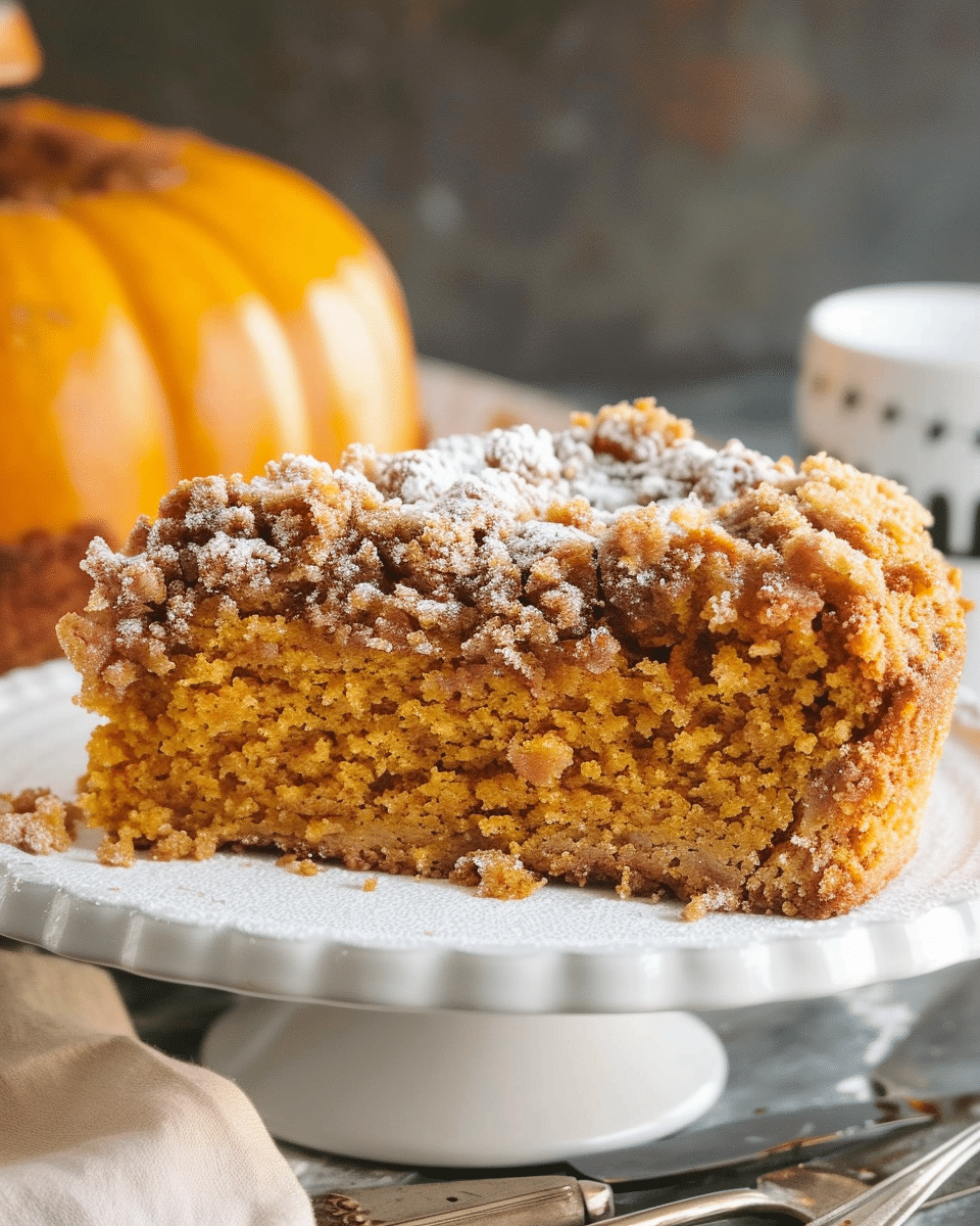 Pumpkin Spice Crumb Cake