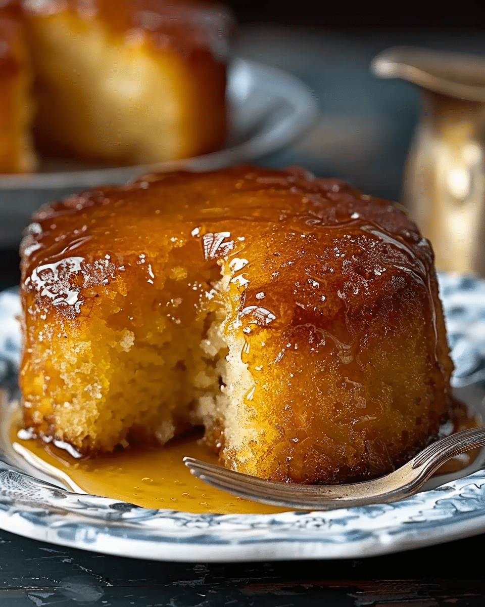 Slow Cooker Golden Syrup Sponge