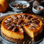 Turtle Pumpkin Cheesecake