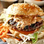 Asian Burger with Hoisin Ketchup