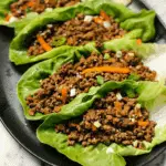 Asian Style Ground Beef Lettuce Wraps