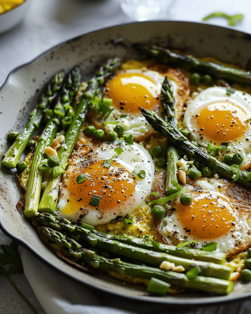 Asparagus & Eggs Breakfast Skillet