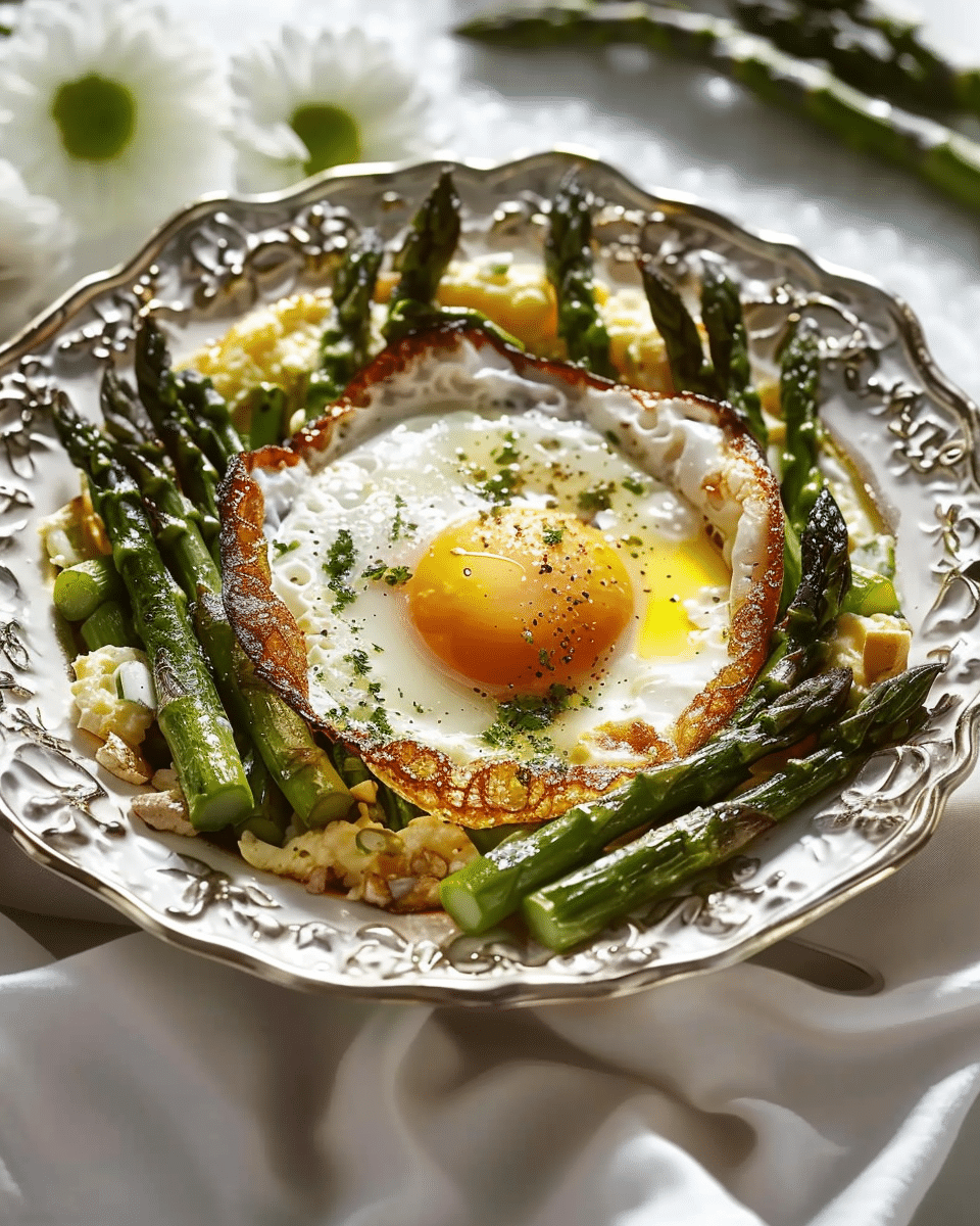 Asparagus & Eggs Breakfast Skillet