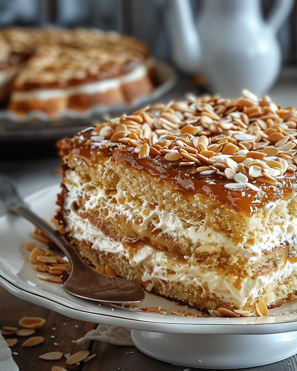 Authentic German Bee Sting Cake (Bienenstich)
