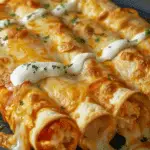 Baked Cream Cheese Chicken Taquitos
