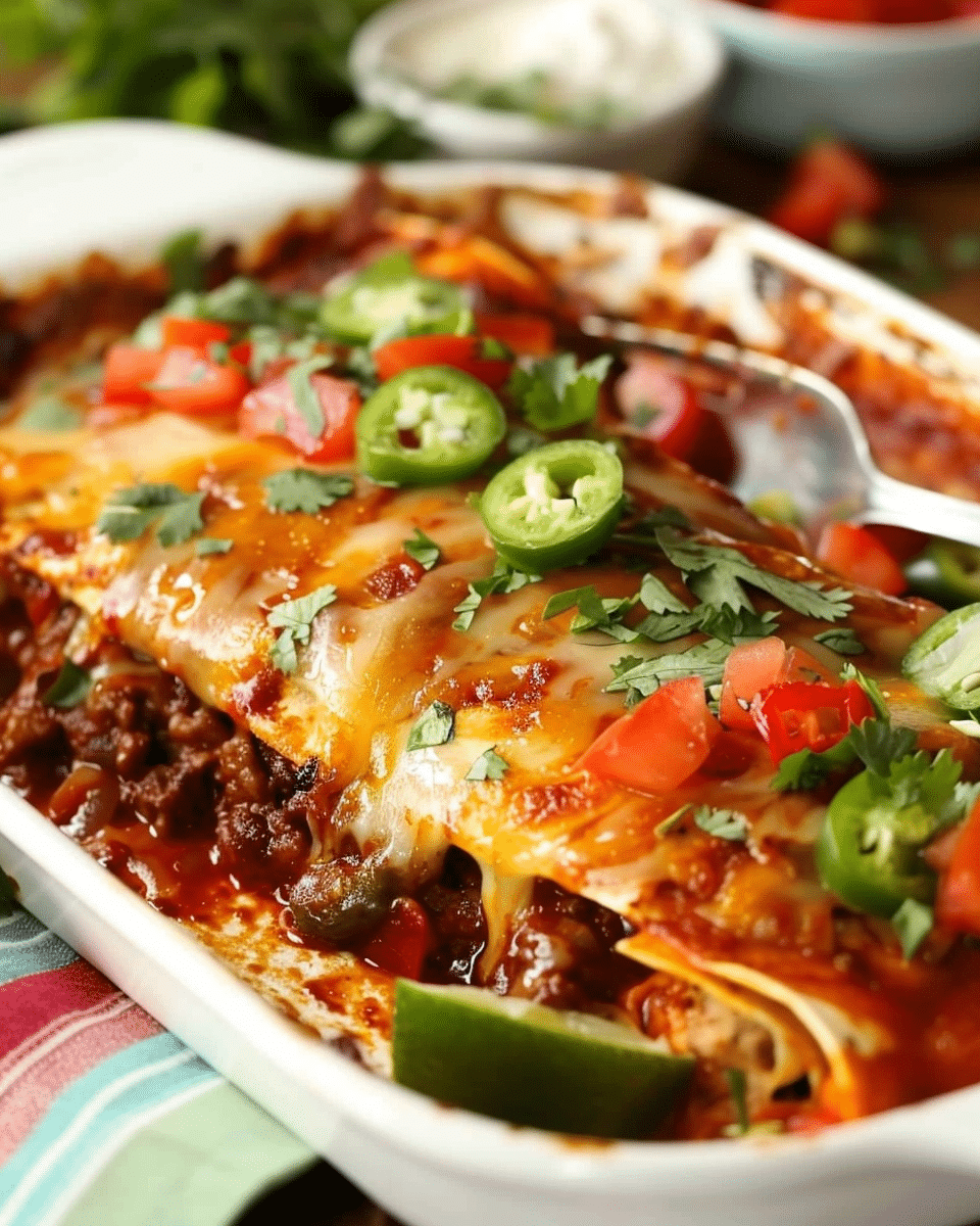 Beef Enchiladas