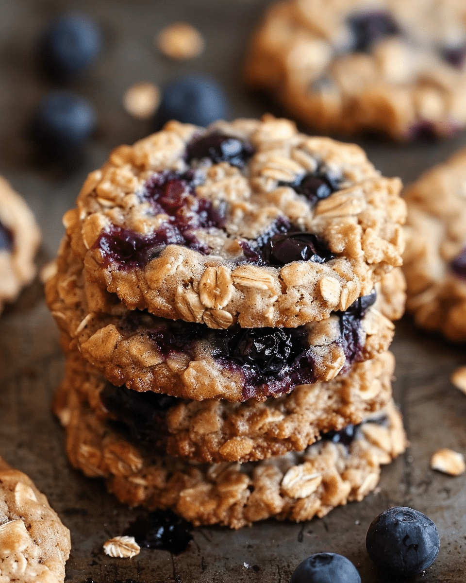 Blueberry Oatmeal Cookies