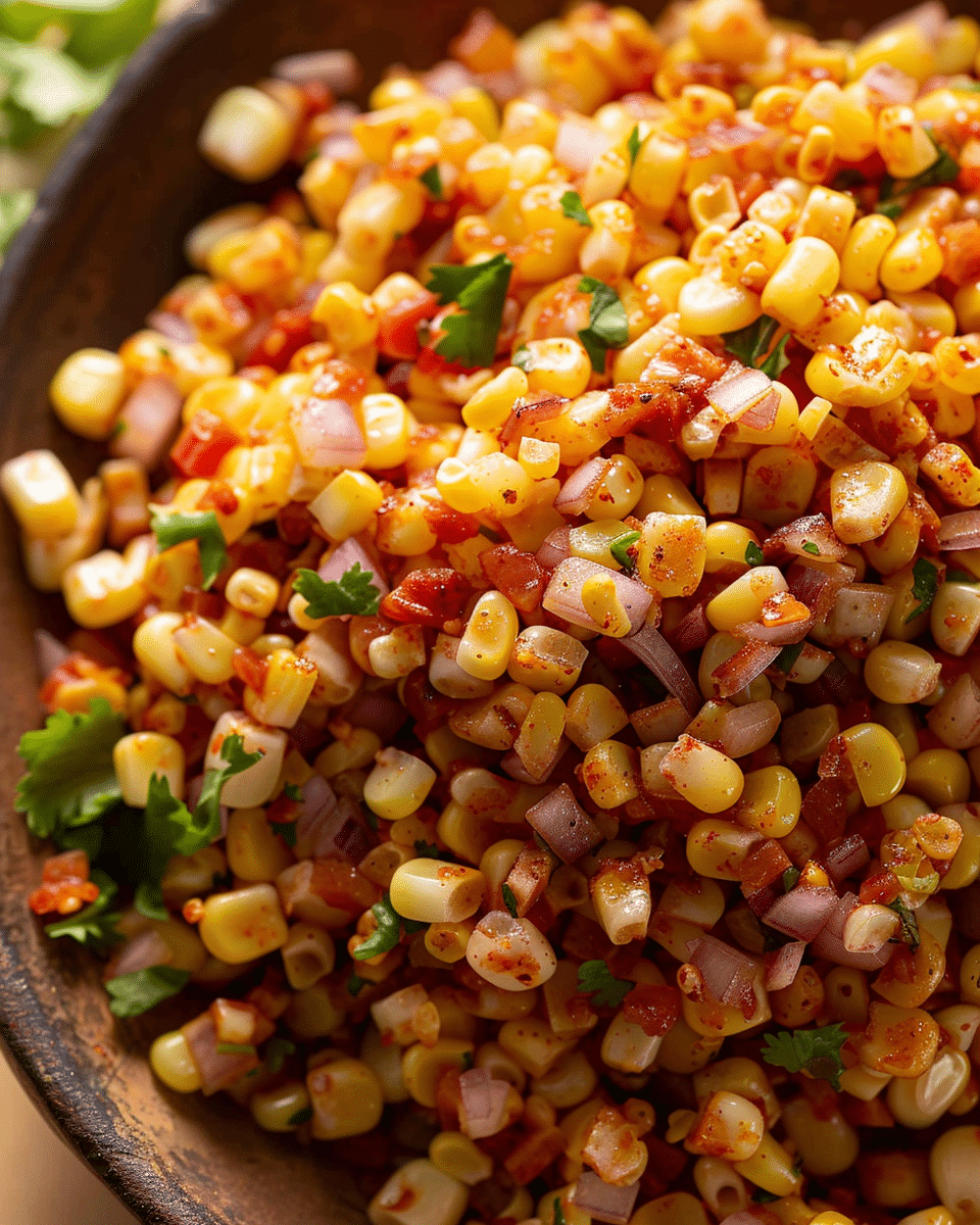 Chipotle Copycat Roasted Corn Salsa