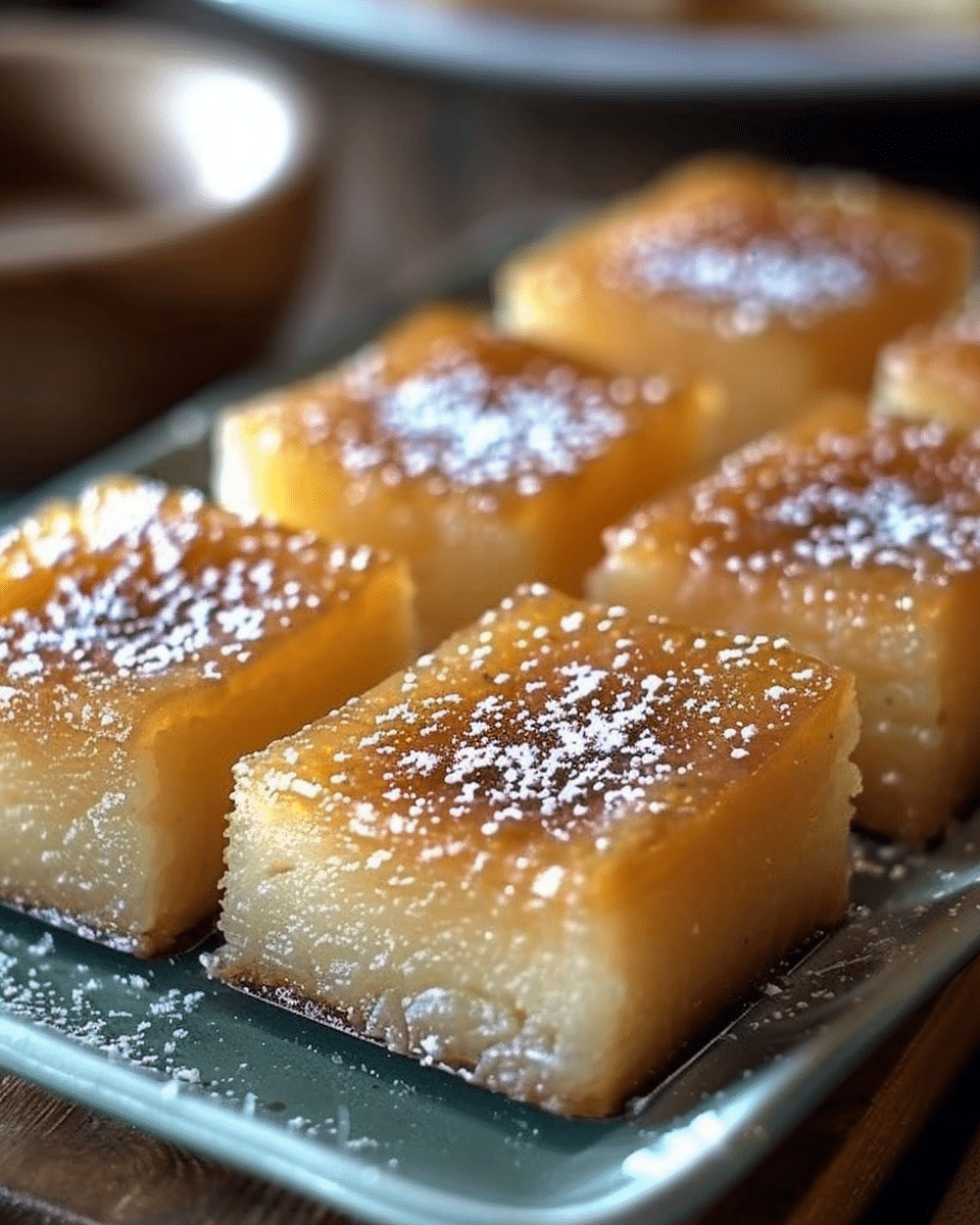 Cassava Cake with Macapuno