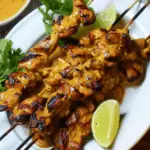 Chicken Satay with Peanut Sauce