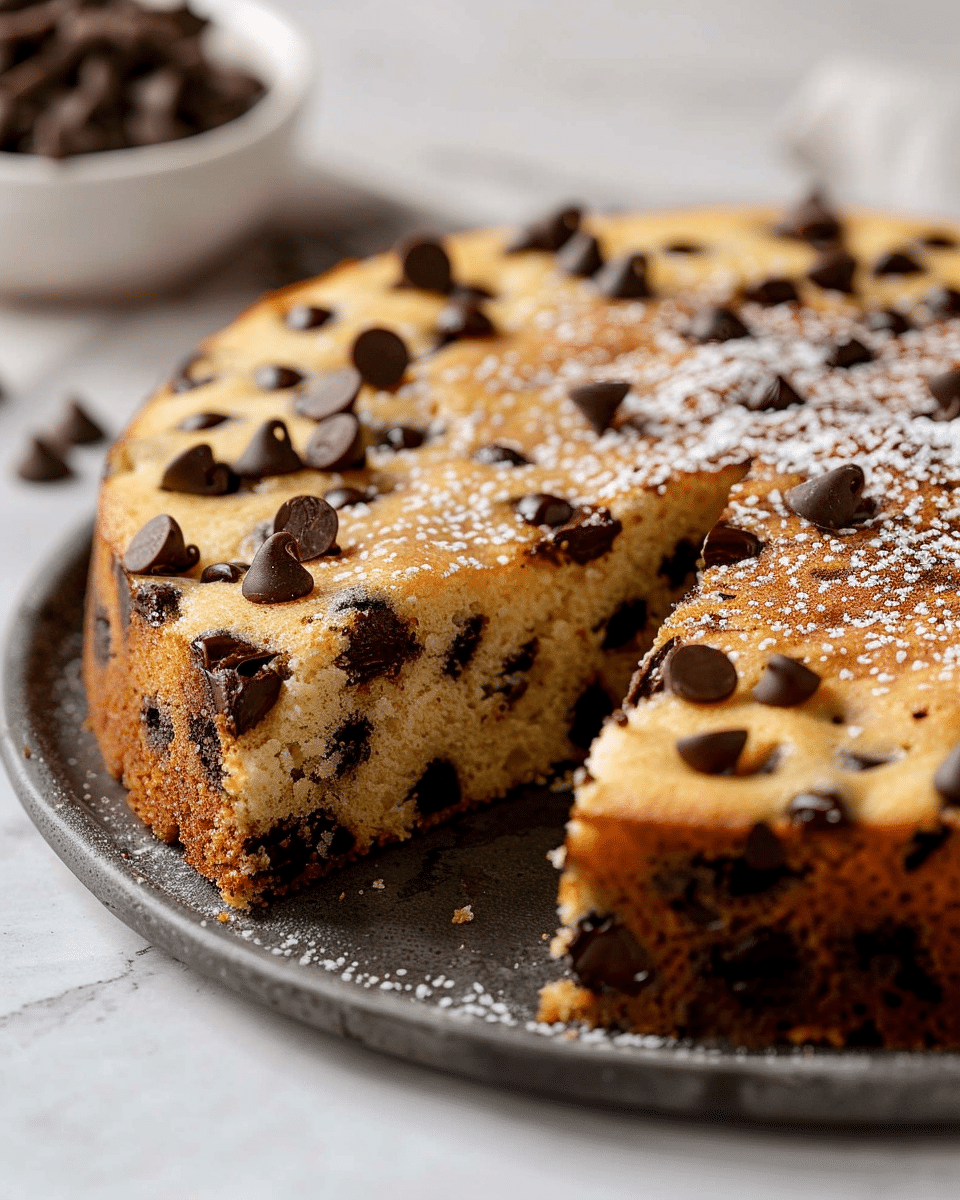 Chocolate Chip Ricotta Cake