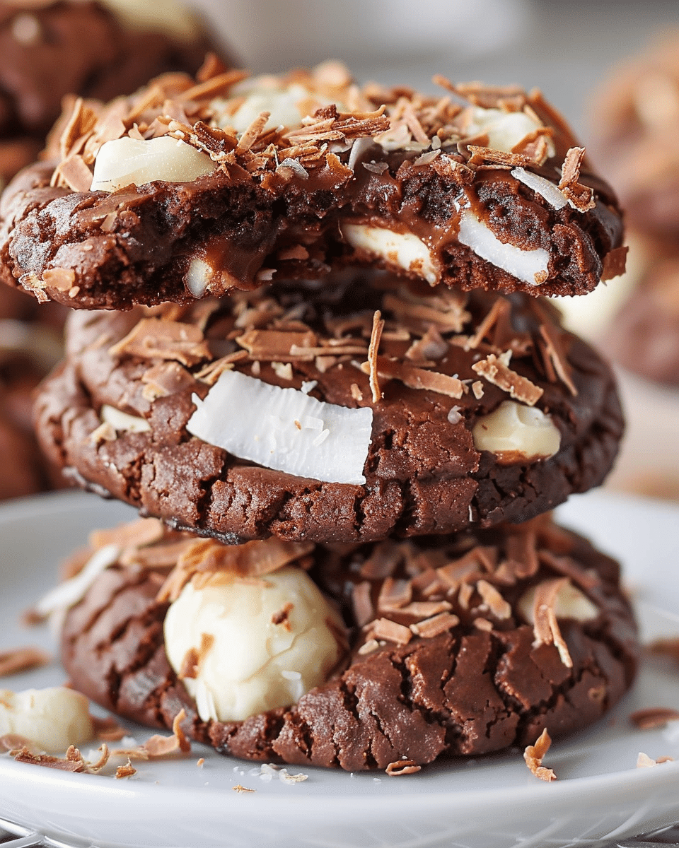 Chocolate Coconut Cookies