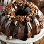 Chocolate Turtle Bundt Cake