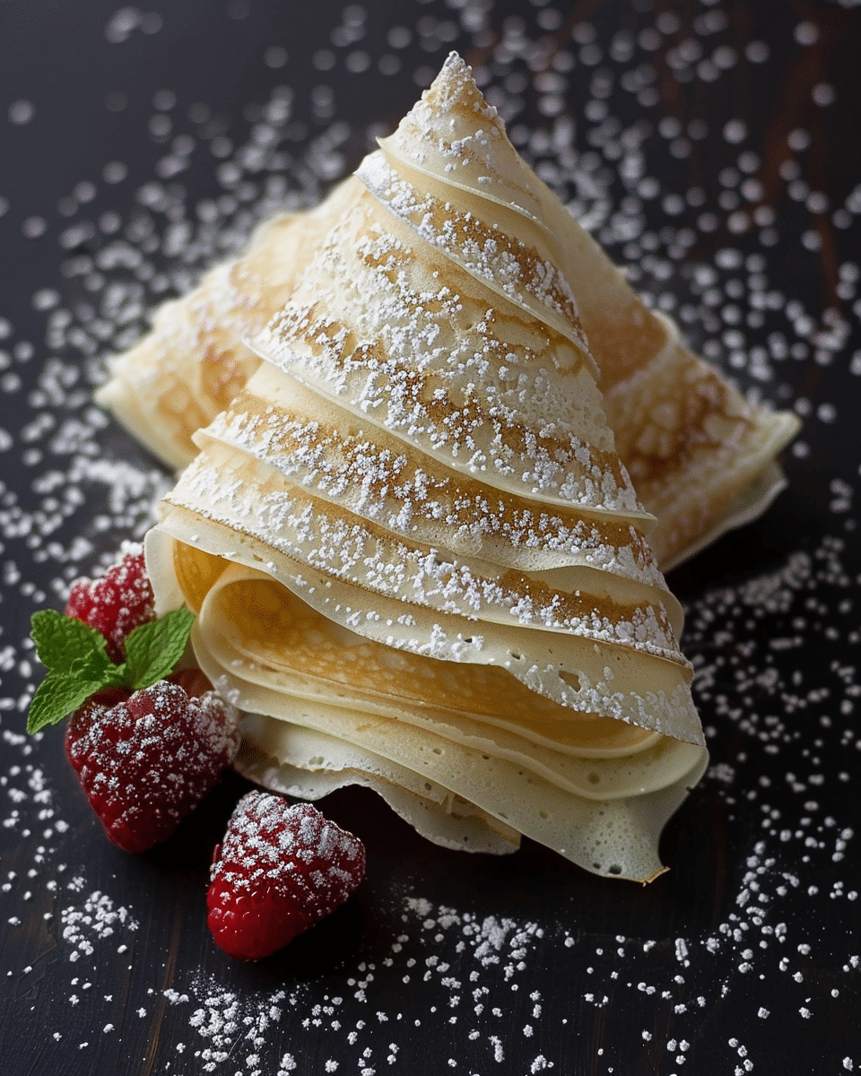 Choux Pastry Buttermilk Crepes