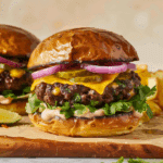 Spicy Black Bean Burgers
