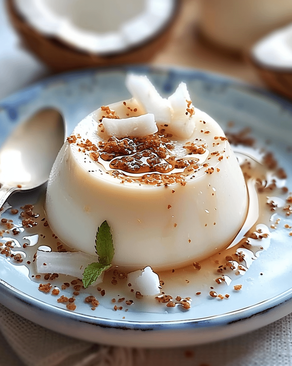 Coconut Vanilla Panna Cotta: A Delicious Dessert Delight!