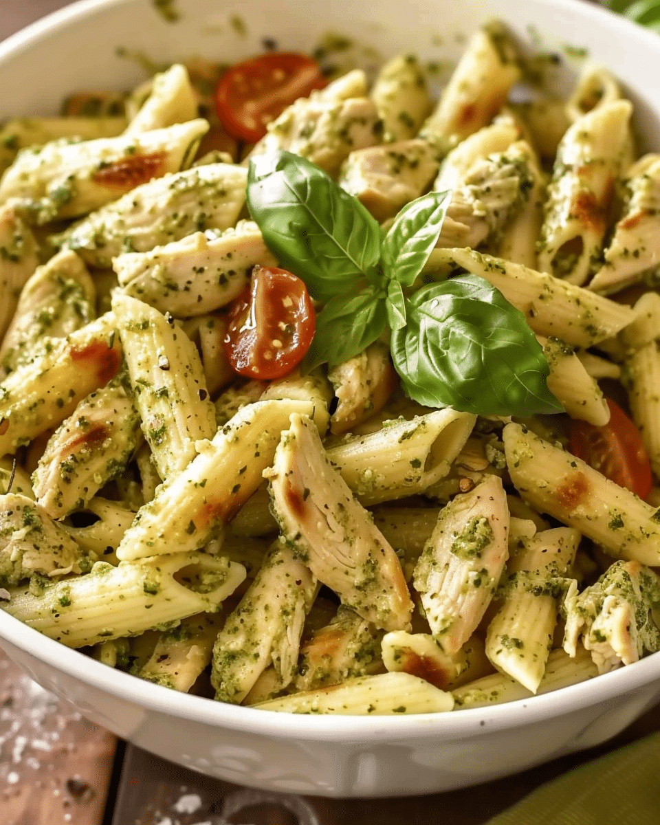 Creamy Chicken Pesto Pasta: A Comforting Family Favorite