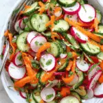 Cucumber, Carrot, and Radish Salad