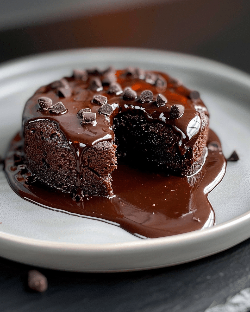 Decadent Chocolate Cake with Creamy Sauce: An Irresistible Dessert