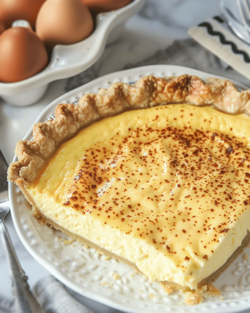 Easy Custard Pie Recipe
