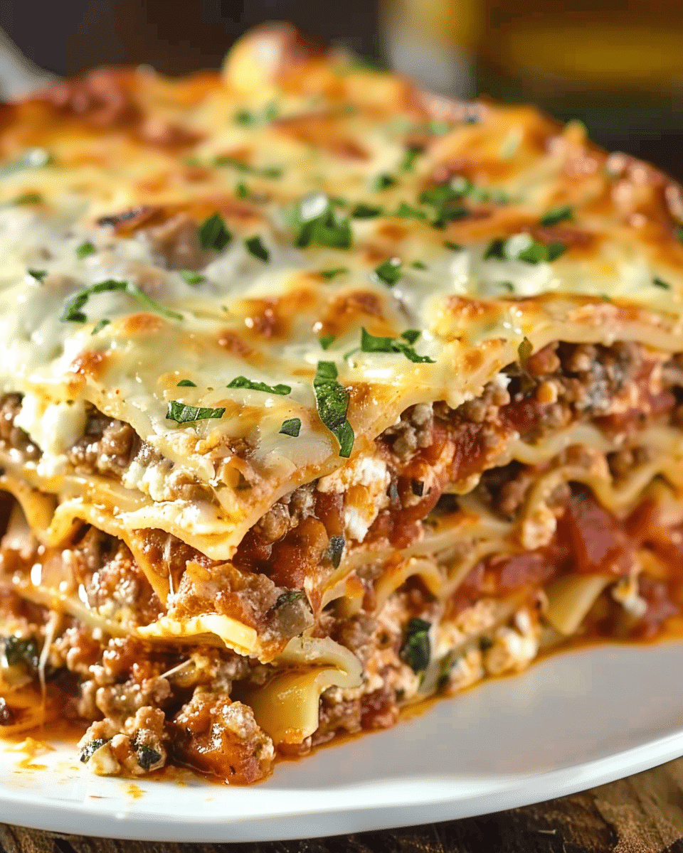 Easy Homemade Lasagna