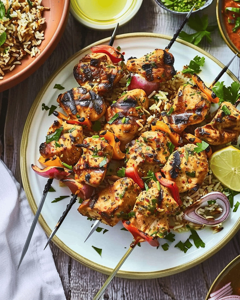 Greek Chicken Kabobs