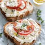 Herbed Ricotta and Tomato Toast