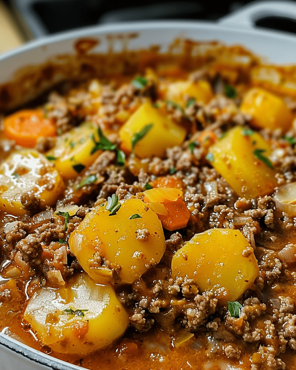 Hobo Casserole with Ground Beef