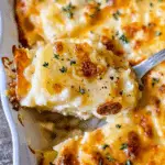 Homemade Scalloped Potatoes with Cheese