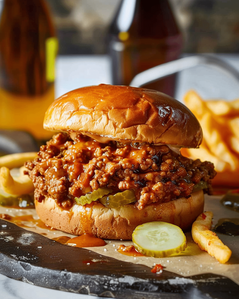 Homemade Sloppy Joes