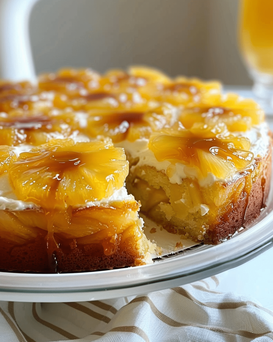 Juicy Pineapple Heaven Cake