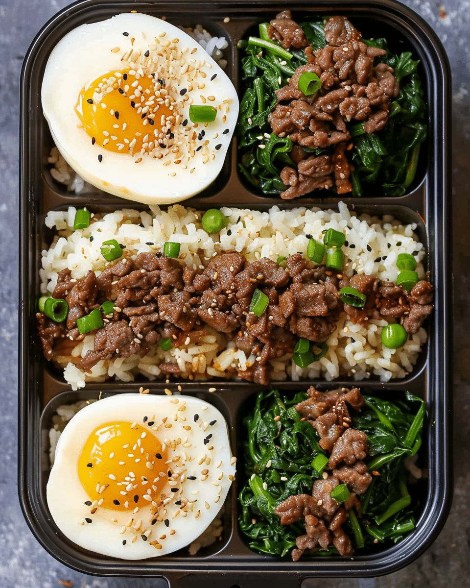 Korean Beef Bowl Meal Prep