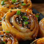 Melty Gochujang Onion Pinwheels