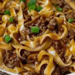 Mongolian Ground Beef Noodles Recipe