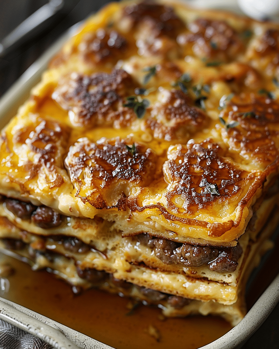 Pancake Sausage Casserole