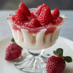 Panna Cotta with Strawberry Sauce