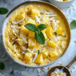 Pineapple Coconut Cottage Cheese Smoothie Bowl
