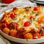 Pizza Tater Tot Casserole